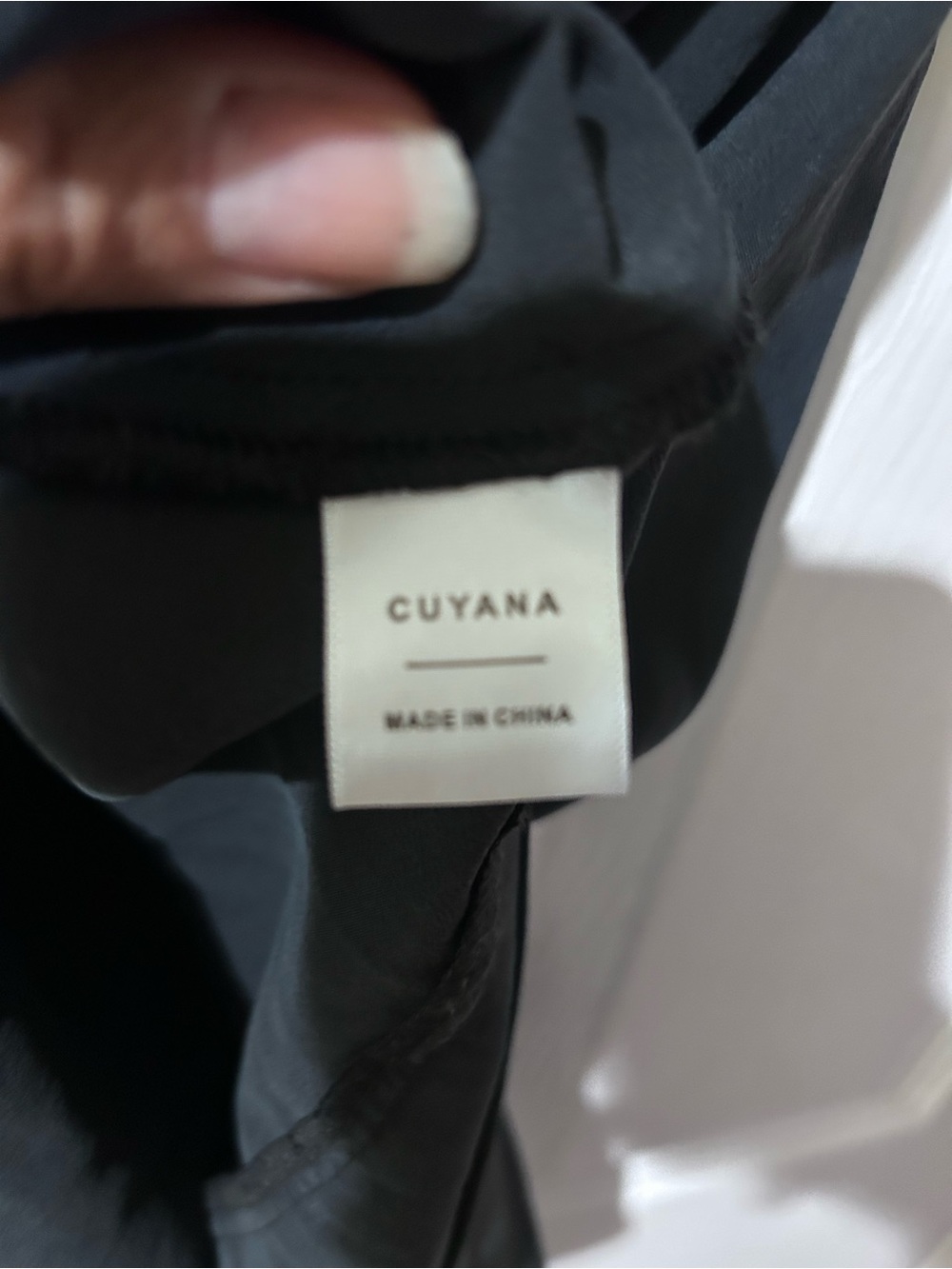 Cuyana Washable Silk Funnel Neck Dress SIZE:SMALL (Flawed) - Picture 10 of 11